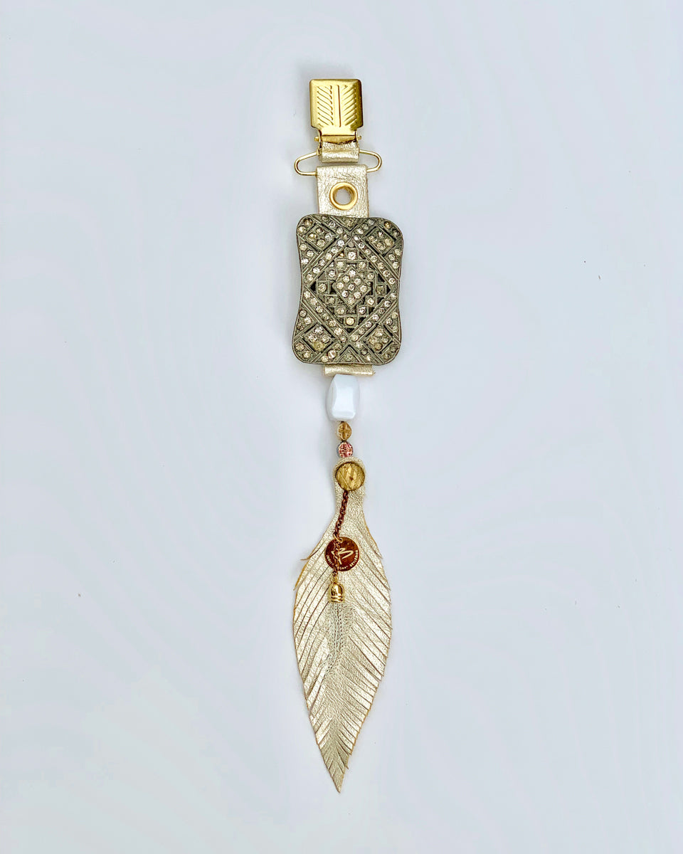 Moon hanging Brooch