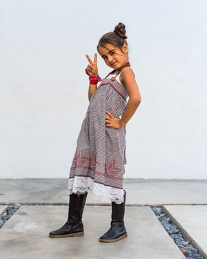 Peace Girl / Apron Dress