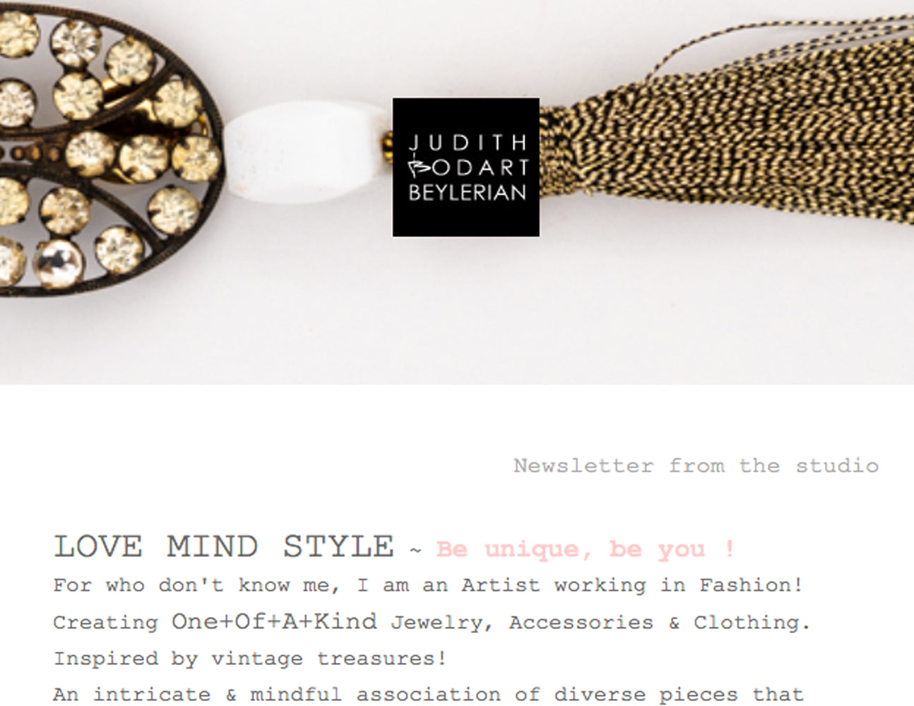 Welcome to my spring newsletter