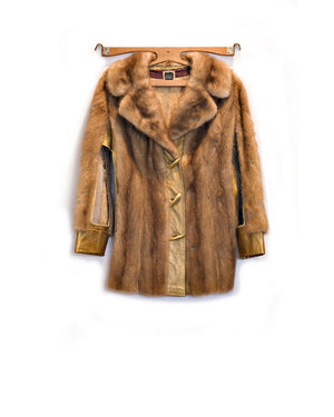 Gold Fur coat